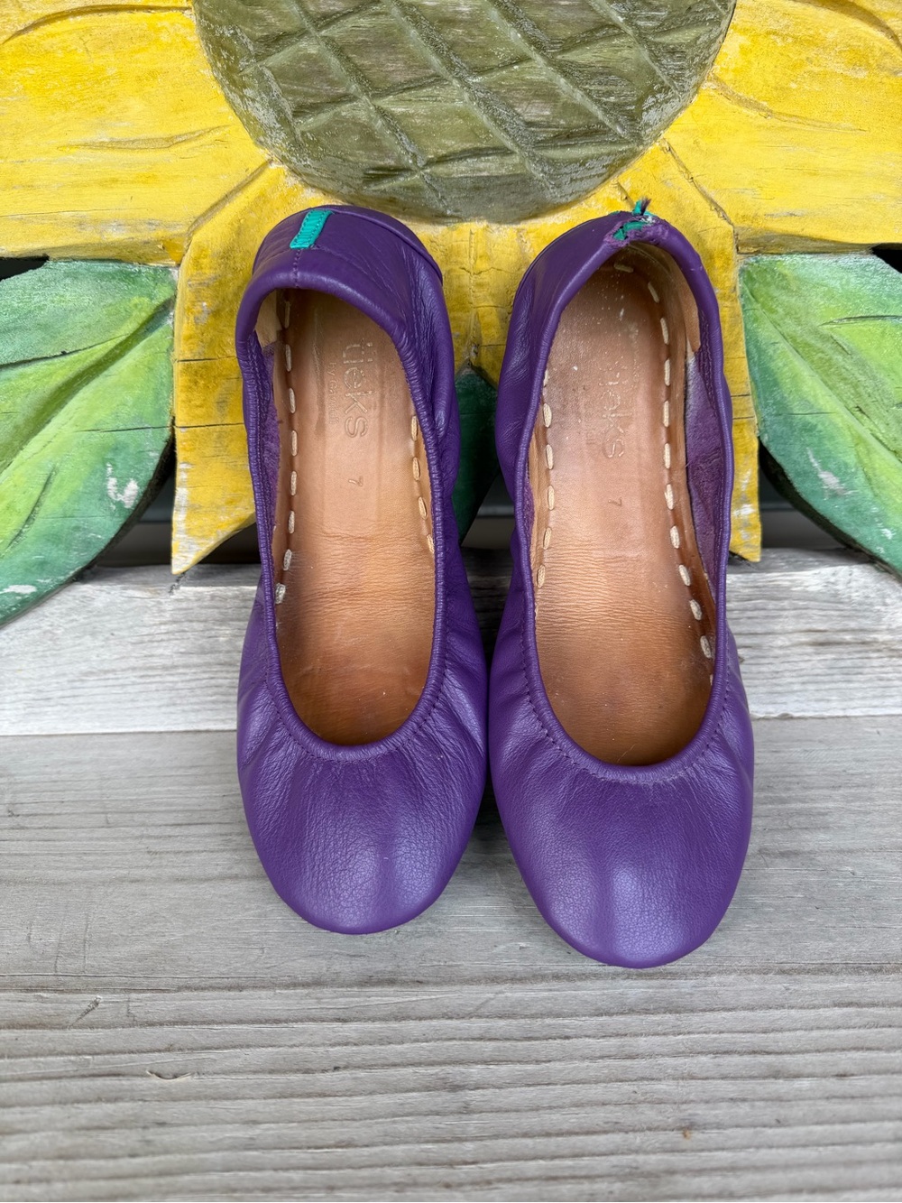 Tieks lilac Leather Ballet Flats